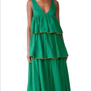 NWT RHODE Leela Dress Green - M
